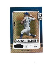 2021 Panini Contenders Draft Ticket Purple #46 Trevor Bauer DODGERS /99