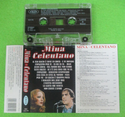 MC MINA ADRIANO CELENTANO Omonimo 1997 italy JOKER 22179 no cd lp dvd vhs