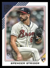 SPENCER STRIDER RC 163/250 Private Issue 2022 Topps Gallery #66 Atlanta Braves