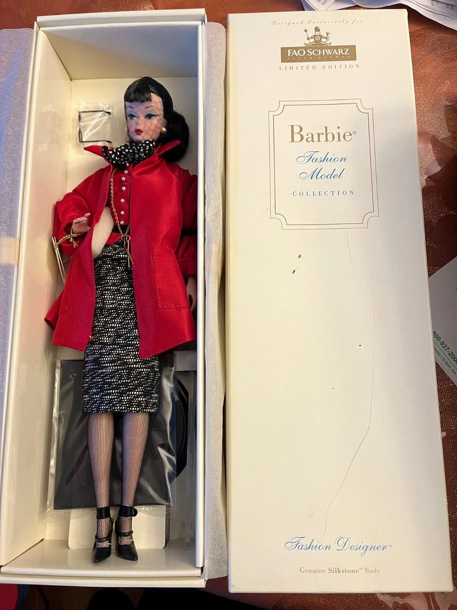 Barbie Fashion Designer 2001 Silkstone Limited Edition FAO Schwarz