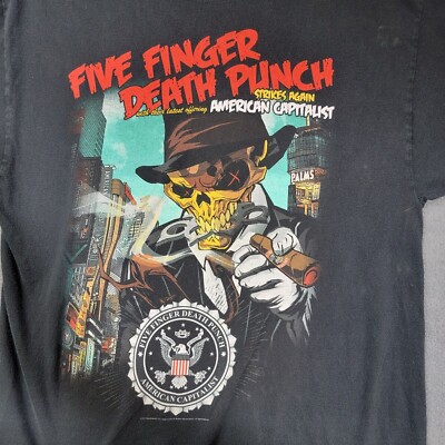 Five Finger Death Punch American Capitalist 2012 Shirt