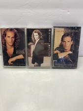 Michael Bolton Cassette Tape Lot of 3 Soul Provider The One thing Time Love Tend