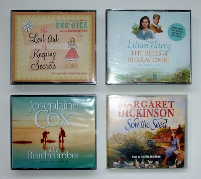 4 x WOMEN'S FICTION CD Audio Books - Eva Rice, Josephine Cox, Lilian ...