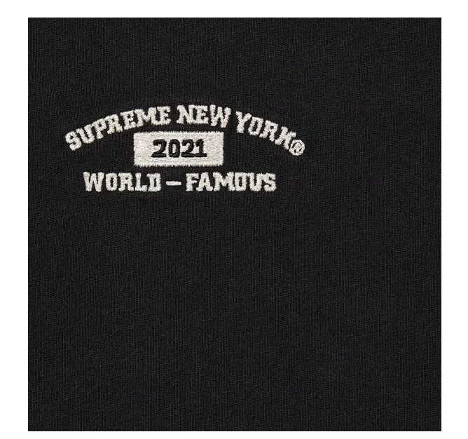 Supreme World Famous S S Black Tee Size Medium M SS21 Fuct FTP