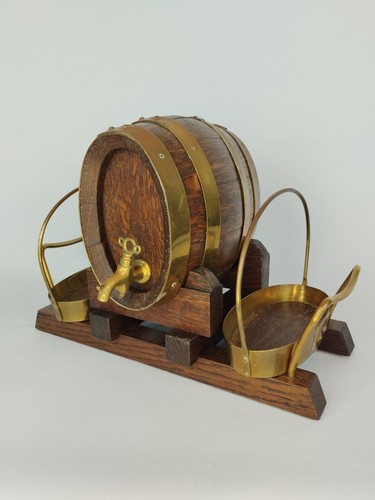 Mini Fût/baril En Bois Et Laiton – Géraud Lafitte, Meilleur Ouvrier De France – Pièce Unique