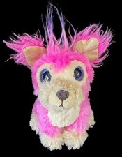 Scruff A Luvs Cutie Cuts Pink Brown Tan Puppy Dog 8" Stuffed Plush Moose Toys