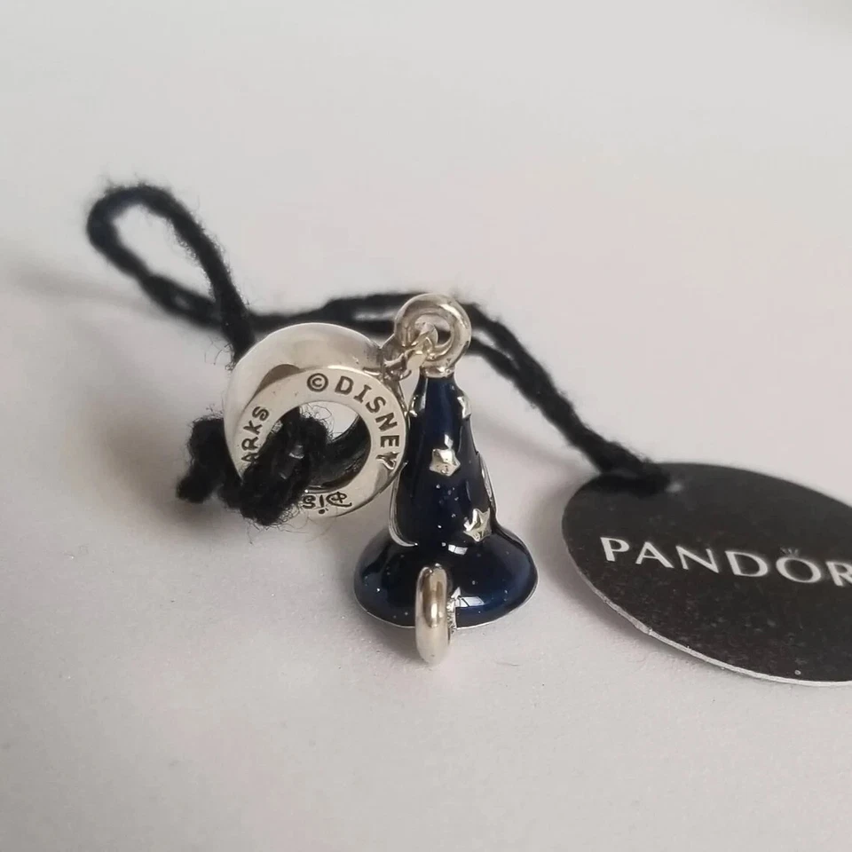 AUTÉNTICO SOMBRERO PANDORA MICKEY MOUSE HECHICERO ENCANTO + CAJA #16 Foto 4 de 4