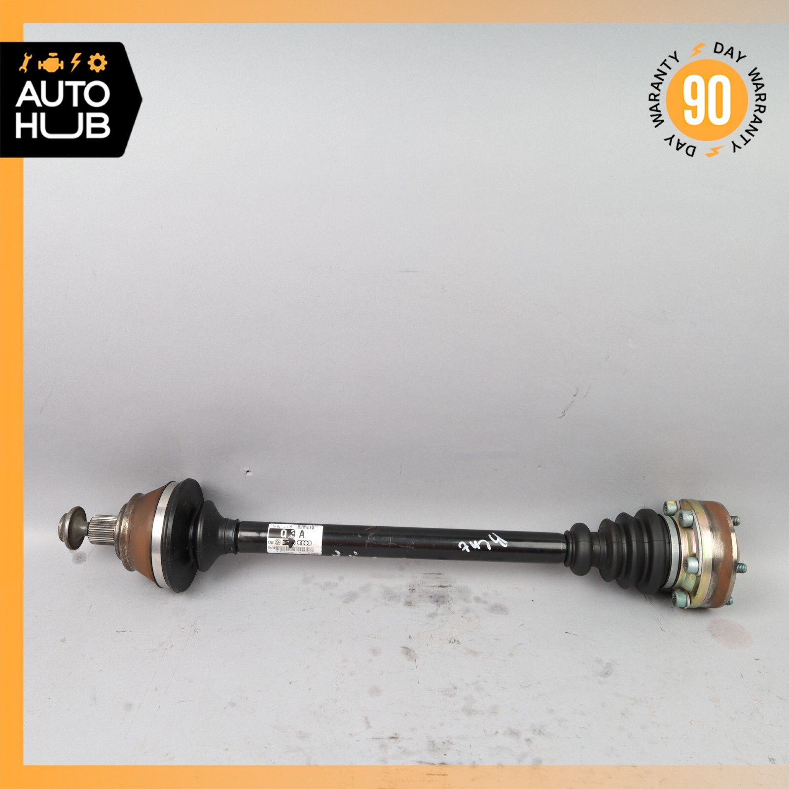 03-13 Bentley Continental GT GTC Rear Right Or Left Side Half Axle Shaft OEM