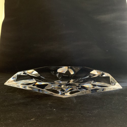 Orrefors Clear Crystal Platter Precious 12" Wide 6269271 Martin Lindahl Sweden - Picture 2 of 11