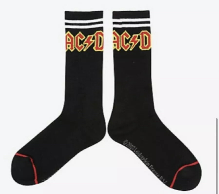 AC/DC VARSITY CREW SOCKS New With Tags! | eBay