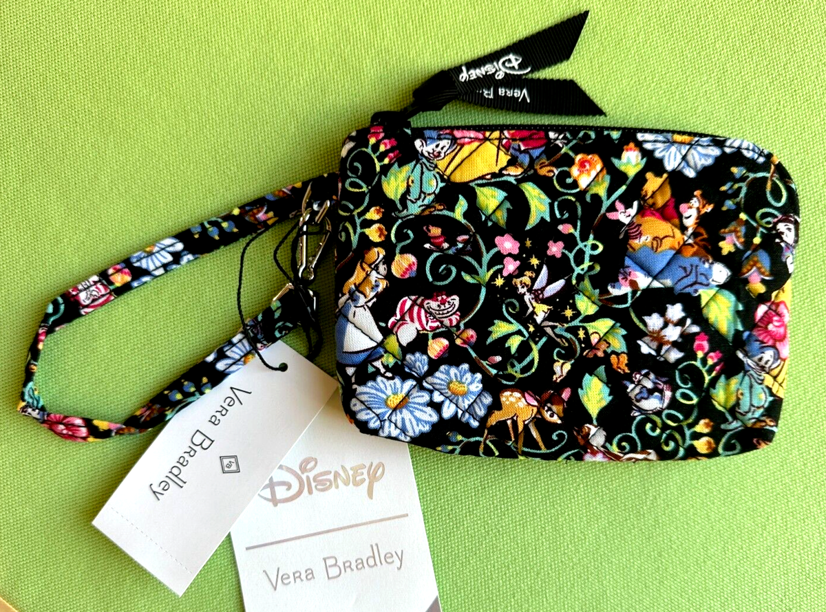 VERA BRADLEY DISNEY CLIP & ZIP MINI POUCH WRISTLET :NWT DISNEY