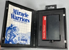 Miracle Warriors: Seal of The Dark Lord w/ Manual, No Map; Sega Master System