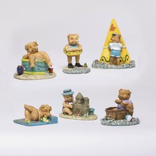 Holiday Schweine (6-teilig) ca.9 cm Kunstharz Dekofiguren