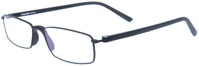 Elegante, schwarze Rodenstock ProRead R2640-C Lesehilfe aus feinem Edelstahl NEU