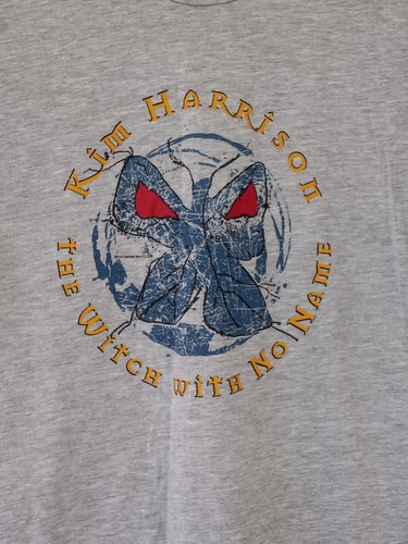 Kim Harrison - “The Witch With No Name” - 2014 Gray Shirt - XL - Tee Shirt - Picture 5 of 8