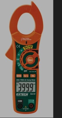 Factory Sealed Package - Extech MA410T: 400A AC True RMS Clamp Meter + NCV