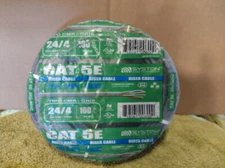 SYSTON 100 FT OF CATEGORY 5E 24-4 RISER CABLE GRAY IN SEALED PACKAGE