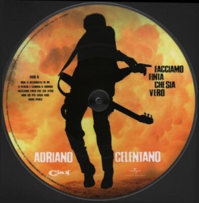 Adriano Celentano    Facciamo Finta Che Sia Vero LP Picture Disc Neu