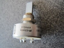 PAIR VISHAY SPECTROL 10K MODEL 157  Linear Potentiometer Dust Proof/Sealed