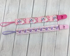 Wendy Pacifier Clip Baby Shower Gift Pacifier Holder Baby Girl Stocking Stuffer