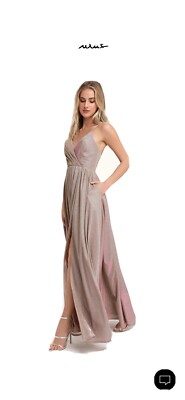 green emerald velvet dress Sparkly Lavender A-line V-neck Long Prom Dresses MP634