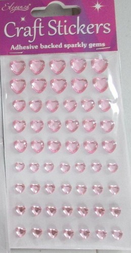 ELEGANZA SELF ADHESIVE GLITTER GEMS CRAFT STICKERS DIAMANTE VARIOUS DESIGNS. - Picture 48 of 60