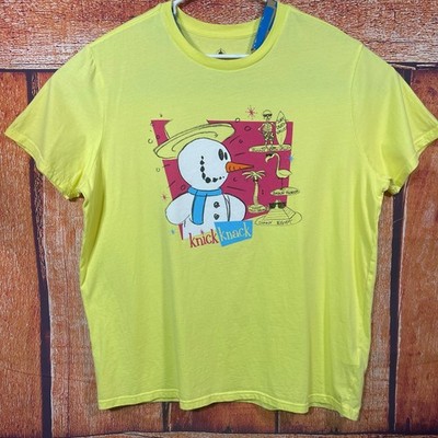 Disney Knick Knack Short Sleeve T-Shirt Yellow Size XL