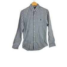 Ralph Lauren Plaid Long Sleeve Button Down Shirt size Small Blue/Red/Green