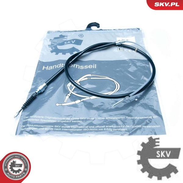 Esen SKV 25SKV596 Seilzug FüR Feststellbremse Handbremsseil Bremsseil FüR VW-image