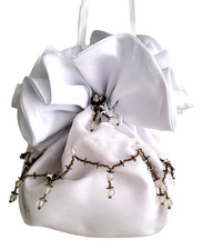 Bride's Money Bag Beaded Card Holder Bridal Keepsake Pouch Wedding Supplies