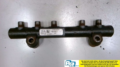 Kraftstoffverteiler 9685297580 Ford Focus 1.6 Tdci DPF Start-stopp-system Bj