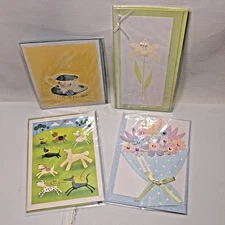 Vintage Sealed Paper Magic Group 3D Sympathy Get Well Greeting Cards Lot of 4