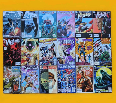 Huge Mixed Vtg Modern Lot Of 55 DC Comic Books with #1's HIGH GRADE ATOM JSA 