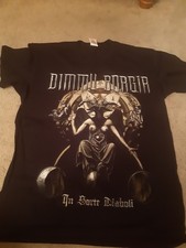 dimmu borgir retro tshirt medium