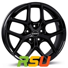 Borbet Y black glossy 6.5x16" ET40 LK5 114.3 ML 72.5 Alufelgen 16 Zoll