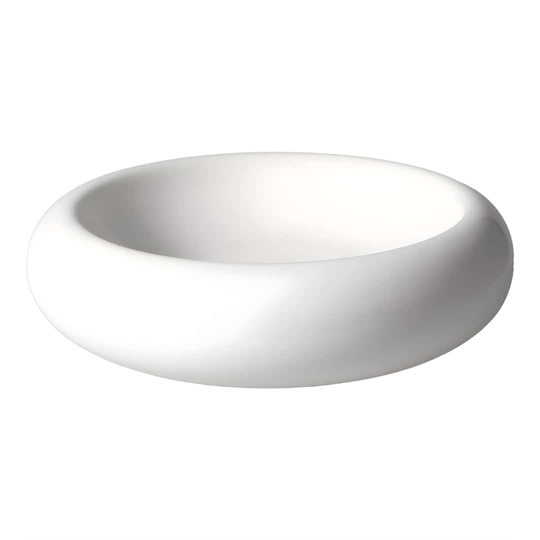 Medri Velvet Soup Plate White Porcelain Ø 22 Cm Restaurant Hotel Horeca