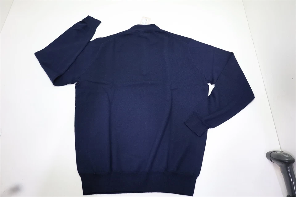 Peter Millar Merino Wool Sweater Mens Medium NAVY 1053D 01269674 - Image 3 of 4