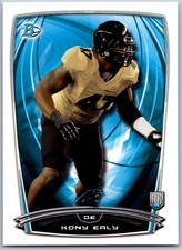 2014 Bowman 36 Kony Ealy Rookies   RC Carolina Panthers Football Card