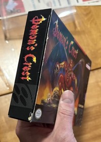 Demon's Crest (SNES) Cartridge w/ Box, Inserts & Manual CIB 