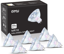 MR16 Halogen Light Bulbs 35W 12V, GU5.3 Spotlight Bulb Dimmable, 4000 Hours Extr