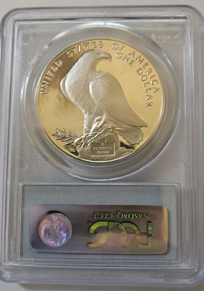 1984-S  $1 OLYMPIC SILVER DOLLAR (XXIII OLYMPIAD) PCGS PR69 DCAM  - Image 2 of 2