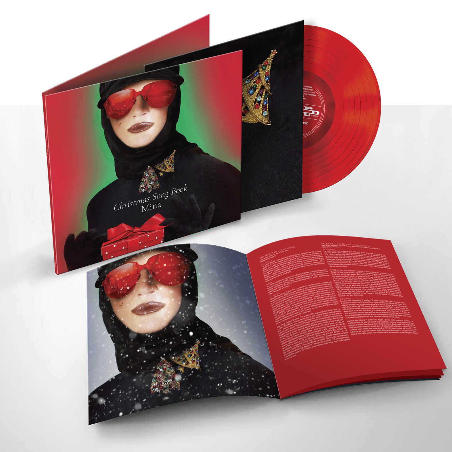 Mina Christmas Song Book Mina Vinyl LP Colored Red New And Sealed