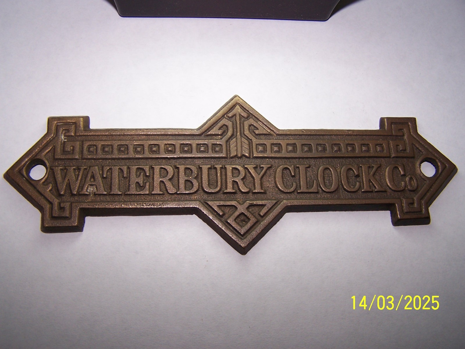 WATERBURY REGULATOR WALL CLOCK BRASS PENDULUM BEAT SCALE 5 3/4" L