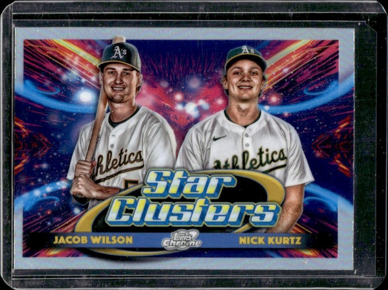 2025 Topps Cosmic Chrome Nick Kurtz Jacob Wilson Star Clusters #DSC-6 Athletics