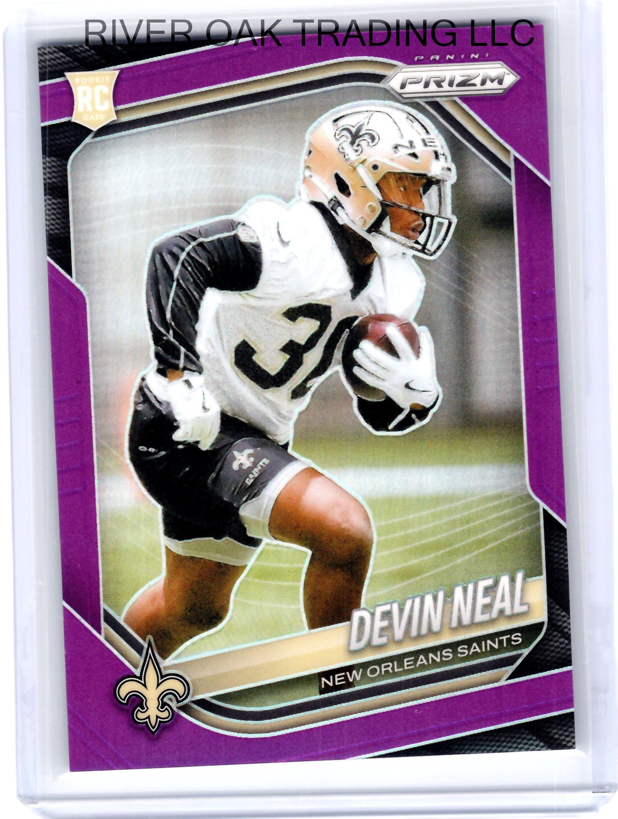 2025 Panini Prizm - Devin Neal Purple /125 #393 New Orleans Saints