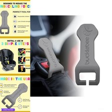 Car Seat Buckle Release Tool for Kids Push Button Unbuckle Helper Nylon Gray