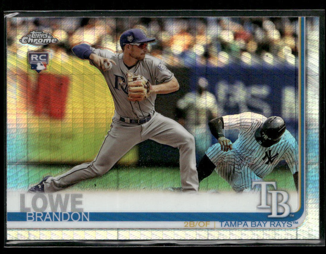 2019 Topps Chrome #151 Brandon Lowe Prism Refractor