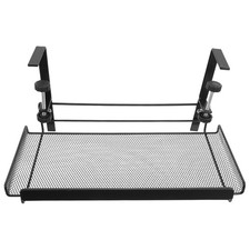 Office Desk Clamp On Metal Storage Basket Under Desk Cable Management Tray