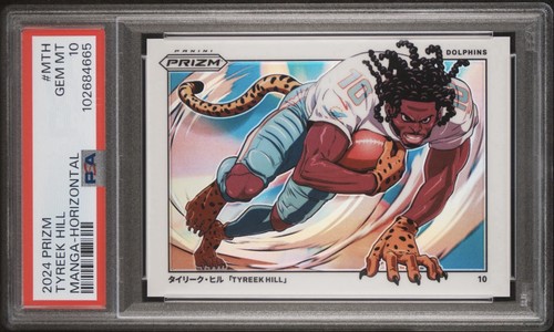 Tyreek Hill #M-TH 2024 Panini Prizm Manga card
