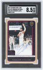 Donovan Mitchell Cavaliers Signed 2024-25 One & One #TMA-MIT #3/35 SGC 8.5 Card